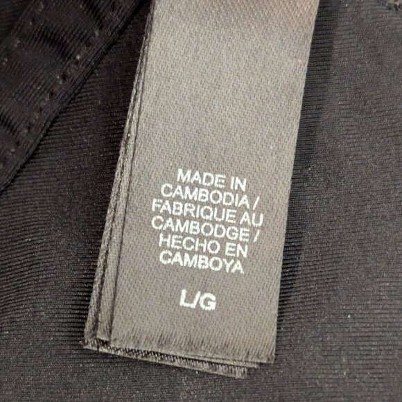 Hurley Quick Dry Mesh High Neck Surf Bikini Swim Top Black - Picture 4 of 8